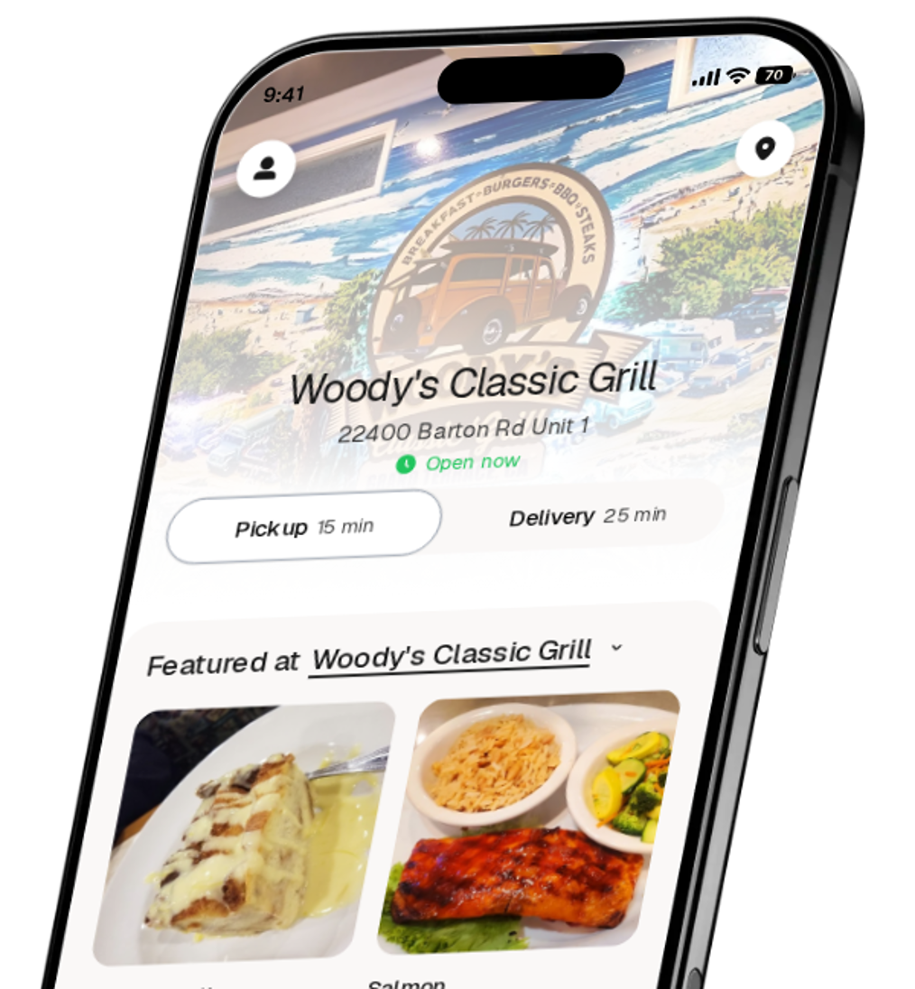 Woody's Classic Grill app preview